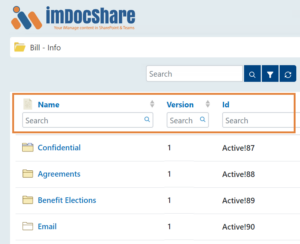 imDocShare-Feature-Filters