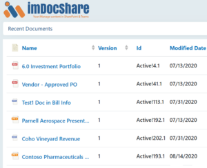 imDocShare-Feature-Recent-View-Documents