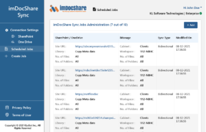 imDocShare-sync-schedule-page