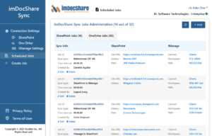 imDocShare-sync-schedule-page