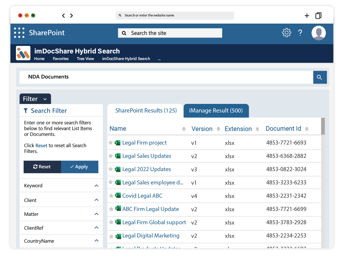 imDocShare-Hybrid-Search