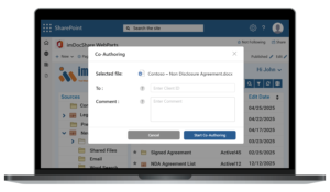 imDocShare-Mockup-Co-authoring app