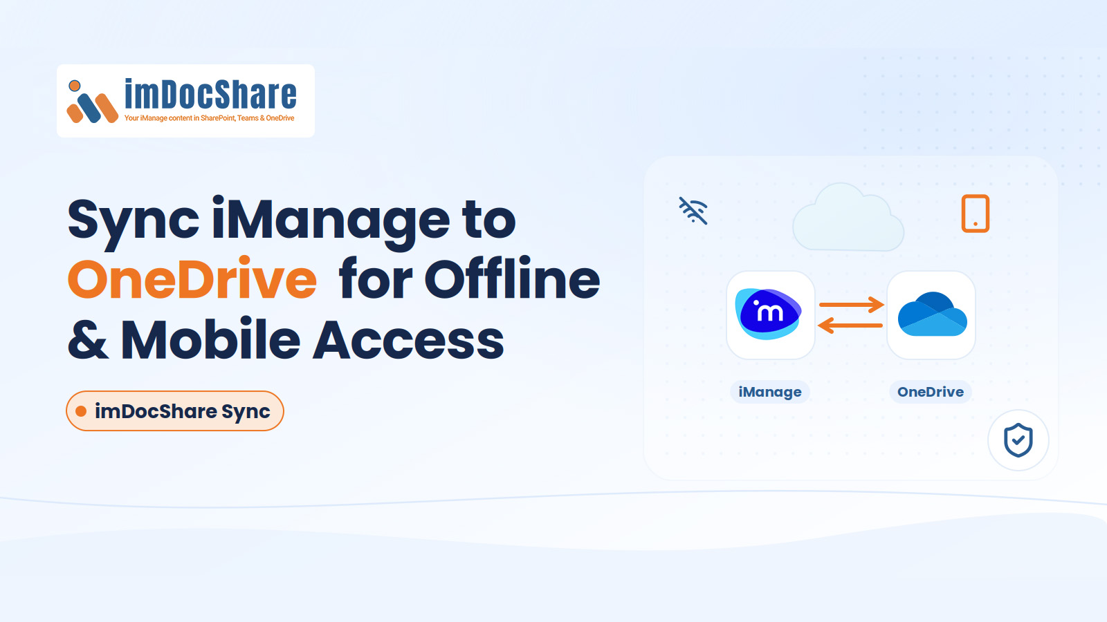 Sync Your iManage Personal Workspace with OneDrive for Offline & Mobile Access​​​​​